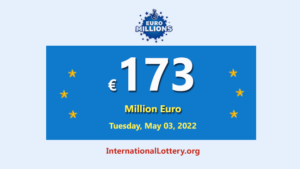 €1.73亿的欧洲百万彩票是全球第二大头奖。
